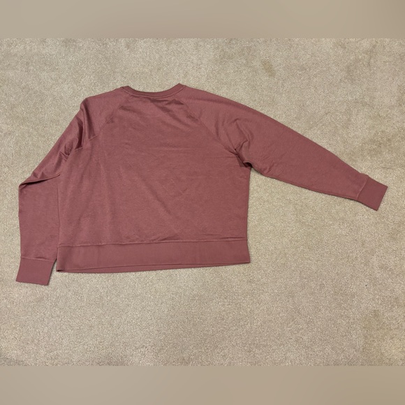 Vuori Halo Crew Long Sleeve Marsala Heather-Med & Large - Picture 4 of 8